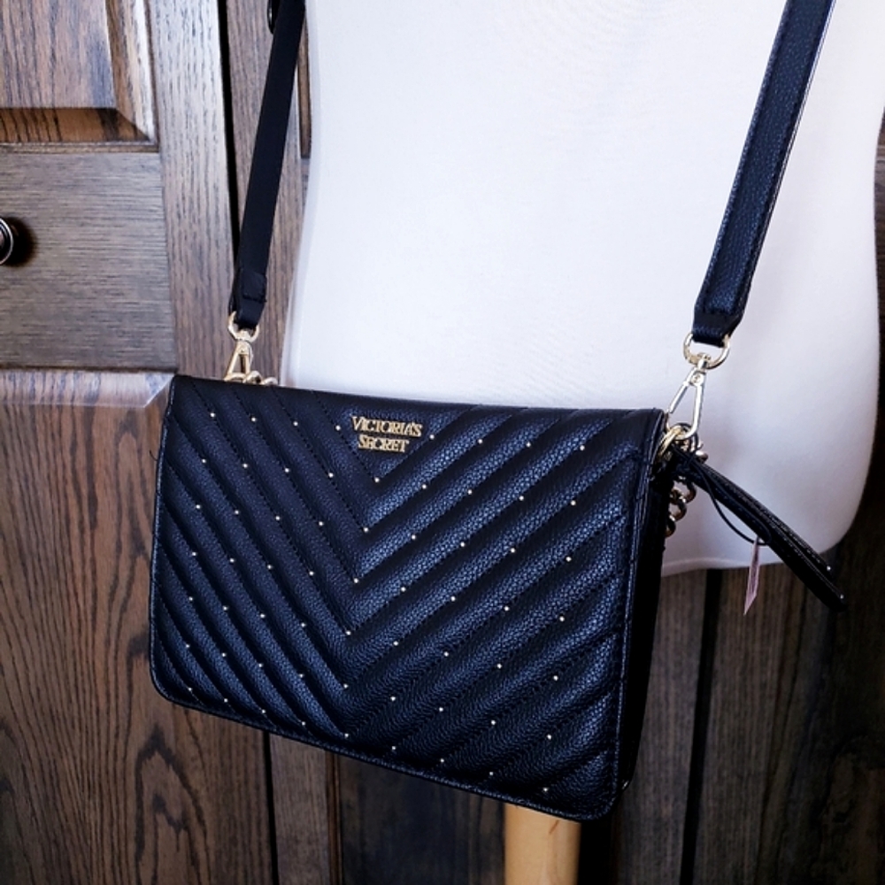 Victoria's Secret Black Shoulder Bag Purse